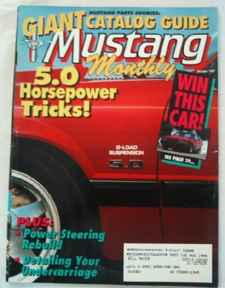 MUSTANG MONTHLY 1991 OCT - SHELBY AAC Mk1, GT350R